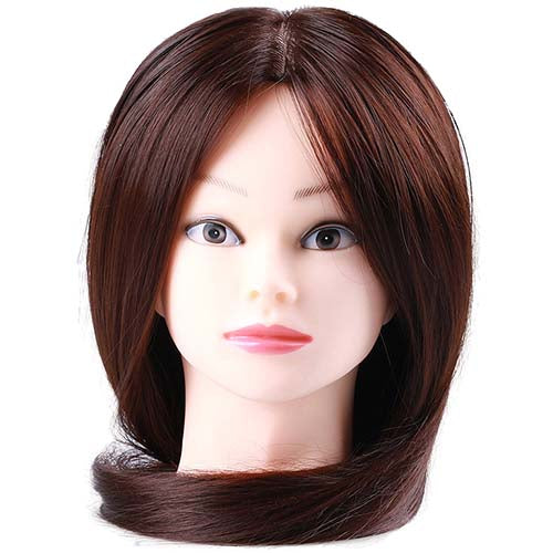 26-28 inch mannequin head long hair styling training head human head model