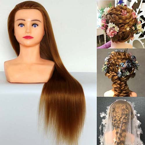 70cm color mannequin head training head with shoulder head model