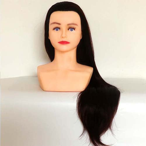 70cm color mannequin head training head with shoulder head model