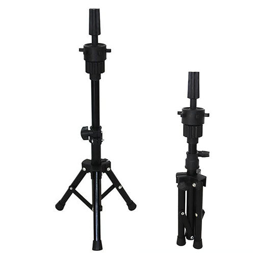 58cm adjustable mannequin head tripod training head model stand