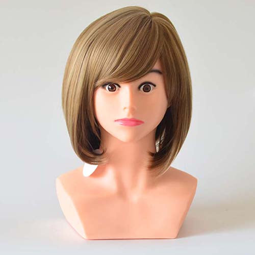 Bald mannequin head with shoulders display mannequin head model