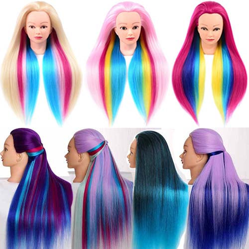 26 inch mannequin head hair style training head human head model