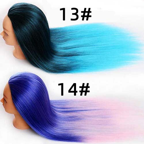 26 inch mannequin head hair style training head human head model