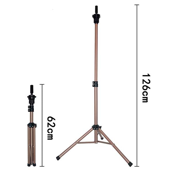 125cm Adjustable Stand Mannequin Head Hairdressing Training Head Stand