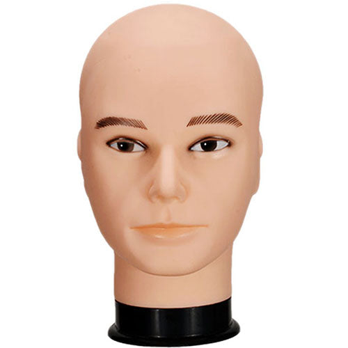 Large male mannequin head display mannequin head bald training head