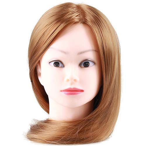 26-28 inch mannequin head long hair styling training head human head model