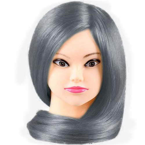 26-28 inch mannequin head long hair styling training head human head model