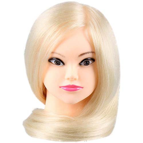 26-28 inch mannequin head long hair styling training head human head model