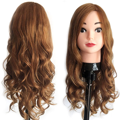 Model head 50cm hair mixed teaching head hairdressing head model