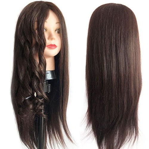 Model head 50cm hair mixed teaching head hairdressing head model