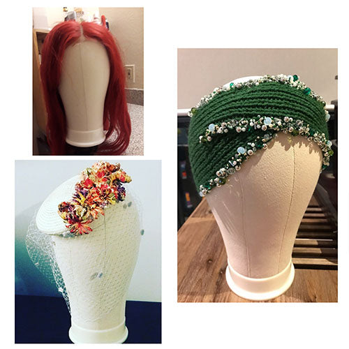 Canvas block styling head display styling head model wig training model