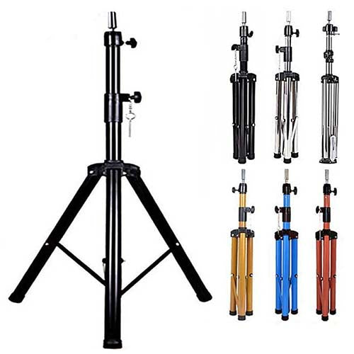 155cm Adjustable Stand Mannequin Head Hairdressing Training Head Stand