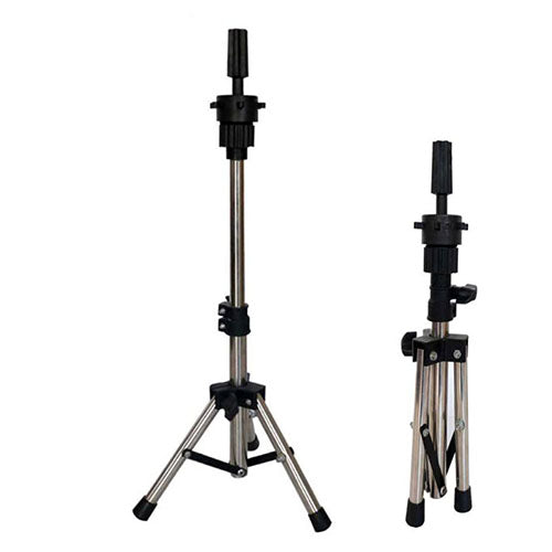 58cm adjustable mannequin head tripod training head model stand