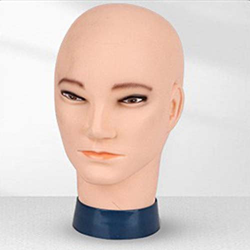 Male Bald Wig Mannequin Head Dummy Head Model Hair Salon Decoration