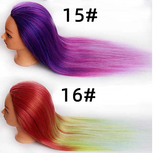 26 inch mannequin head hair style training head human head model