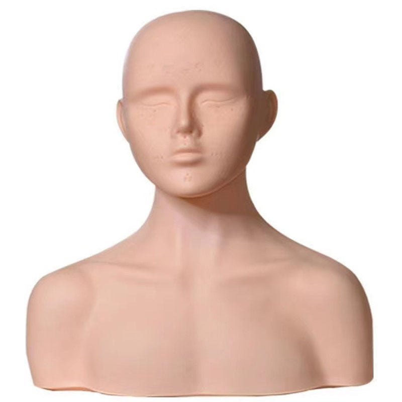 Beauty model headband shoulder dummy head mold massage acupoint head mold