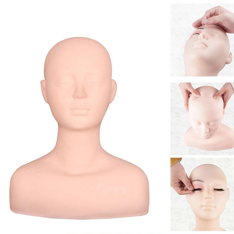 Beauty model headband shoulder dummy head mold massage acupoint head mold